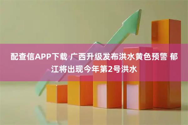 配查信APP下载 广西升级发布洪水黄色预警 郁江将出现今年第2号洪水