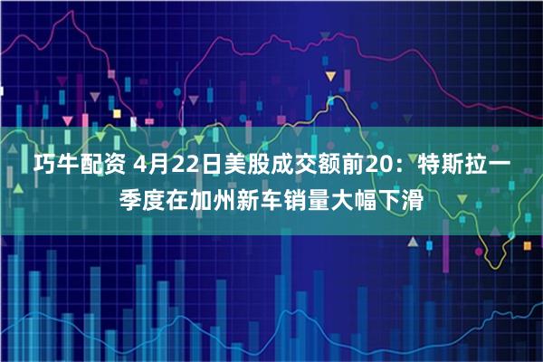 巧牛配资 4月22日美股成交额前20：特斯拉一季度在加州新车销量大幅下滑